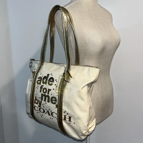 Coach Glam Poppy “Made for me by Coach” Should Bag Style 14979 - Picture 6 of 16